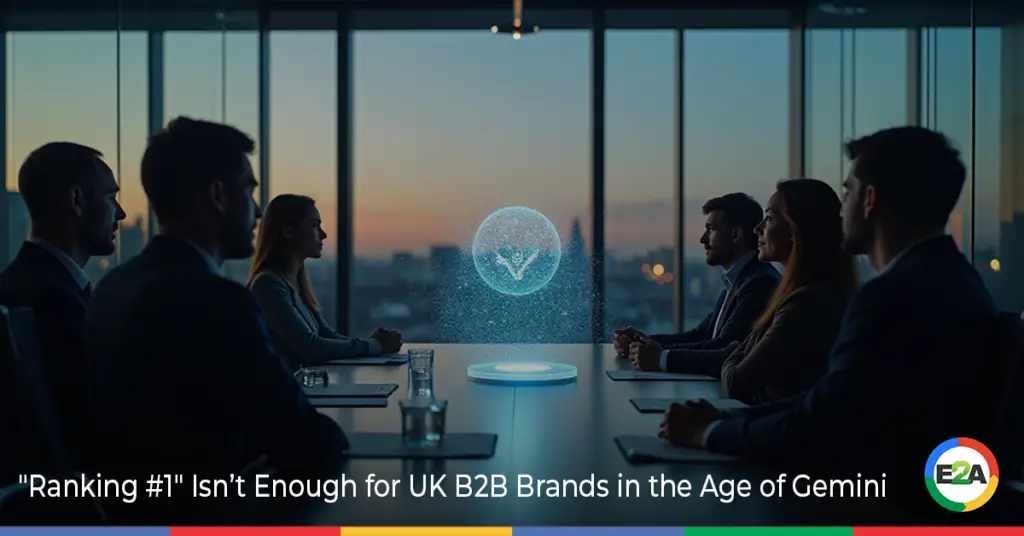 UK B2B brands AI search strategy